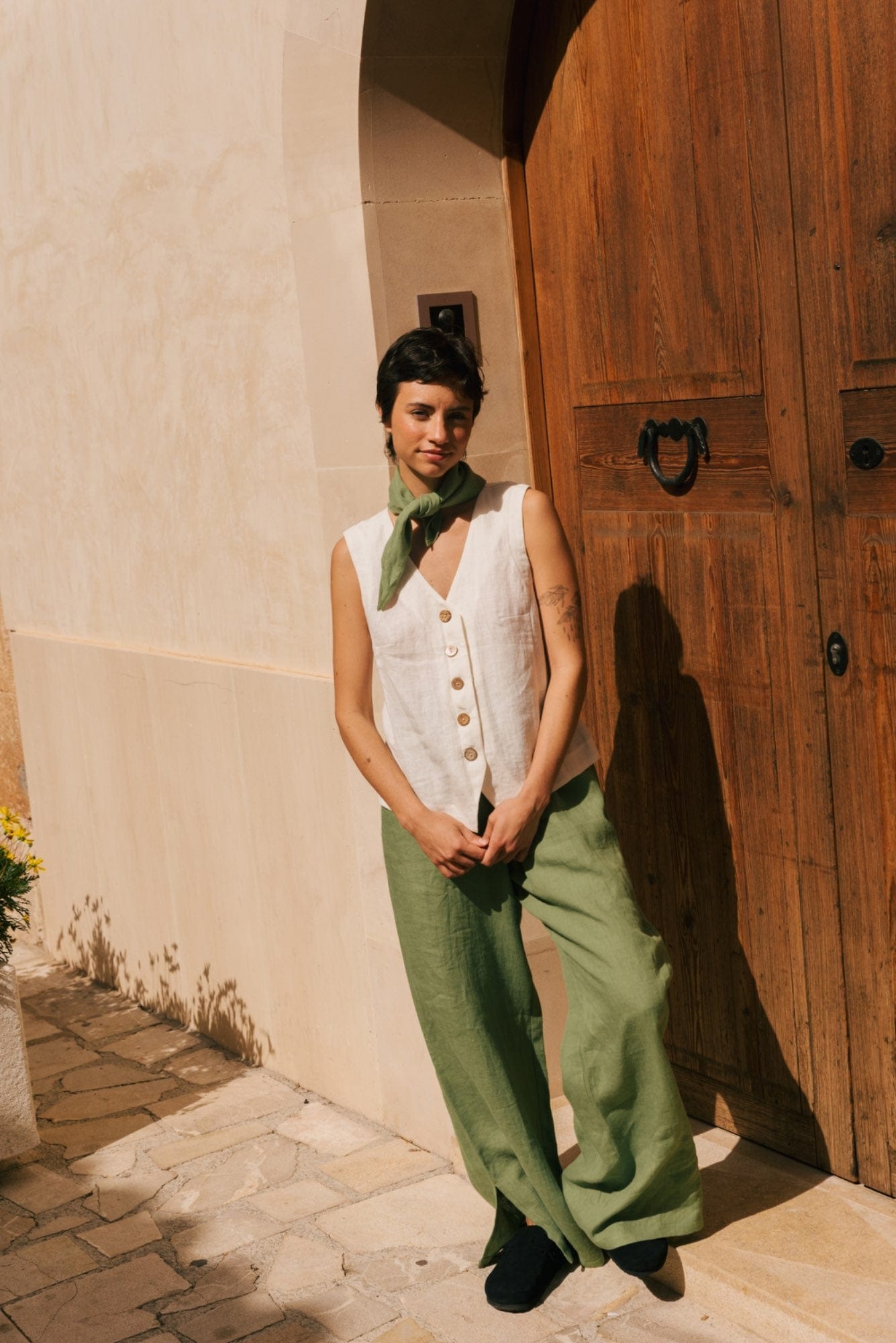 AmourLinen Linen scarf Linen scarf